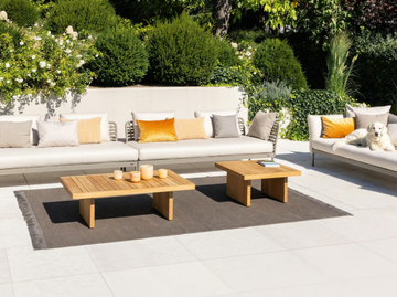 BOLERO - Square teak coffee table by Fischer Möbel - view 3
